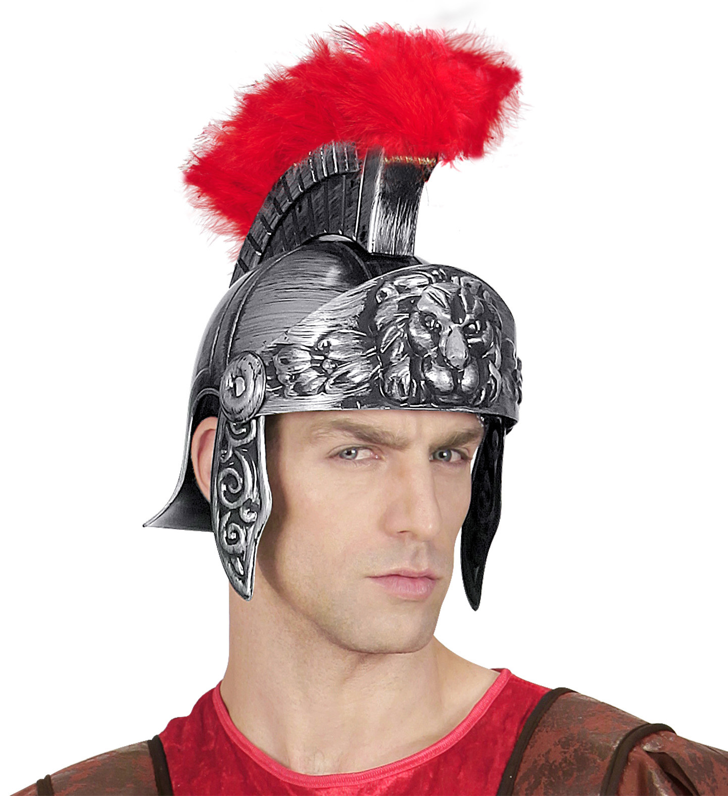 Casca Roman Argintie - CarnavalFiesta Costume si Accesorii